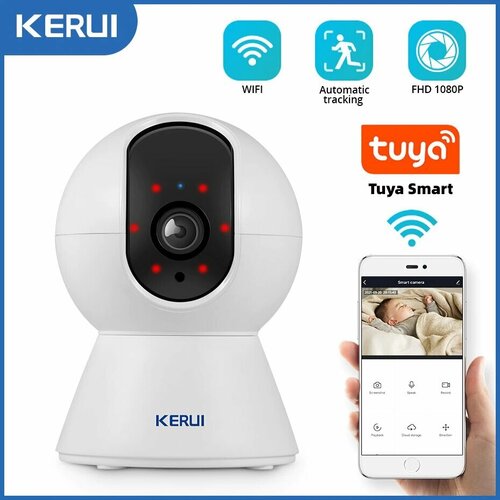 Камера видеонаблюдения Kerui K259 видеоняня 1080P 3MP WI-FI 32 Гб 339000₽