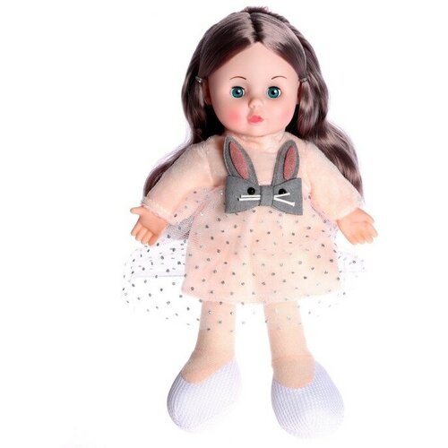 кукла мягконабивная милашка 32 см со звуком в комбинезоне Кукла мягконабивная «Милашка» 32 см, со звуком, в платье