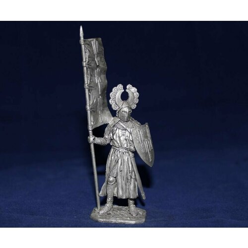 Коллекционная оловянная миниатюра, солдатик в масштабе 54мм( 1/32)Шенке фон Лимпург, 2-я пол. 13 в,