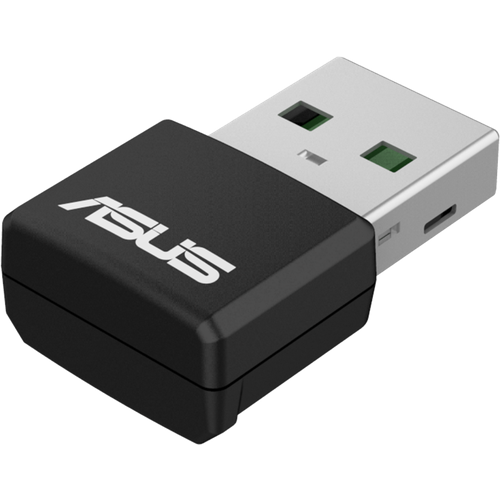 Адаптер Asus USB-AX55 NANO // WI-FI 802.11ax/ac/a/g/n, 400 + 867 Mbps USB 3.0 Adapter + 2 antenna ; 90IG06X0-MO0B00 сетевой адаптер asus usb ac58 90ig06i0 bm0400 802 11ac 400 867 mbps usb 3 0 adapter 2 внешняя антенна