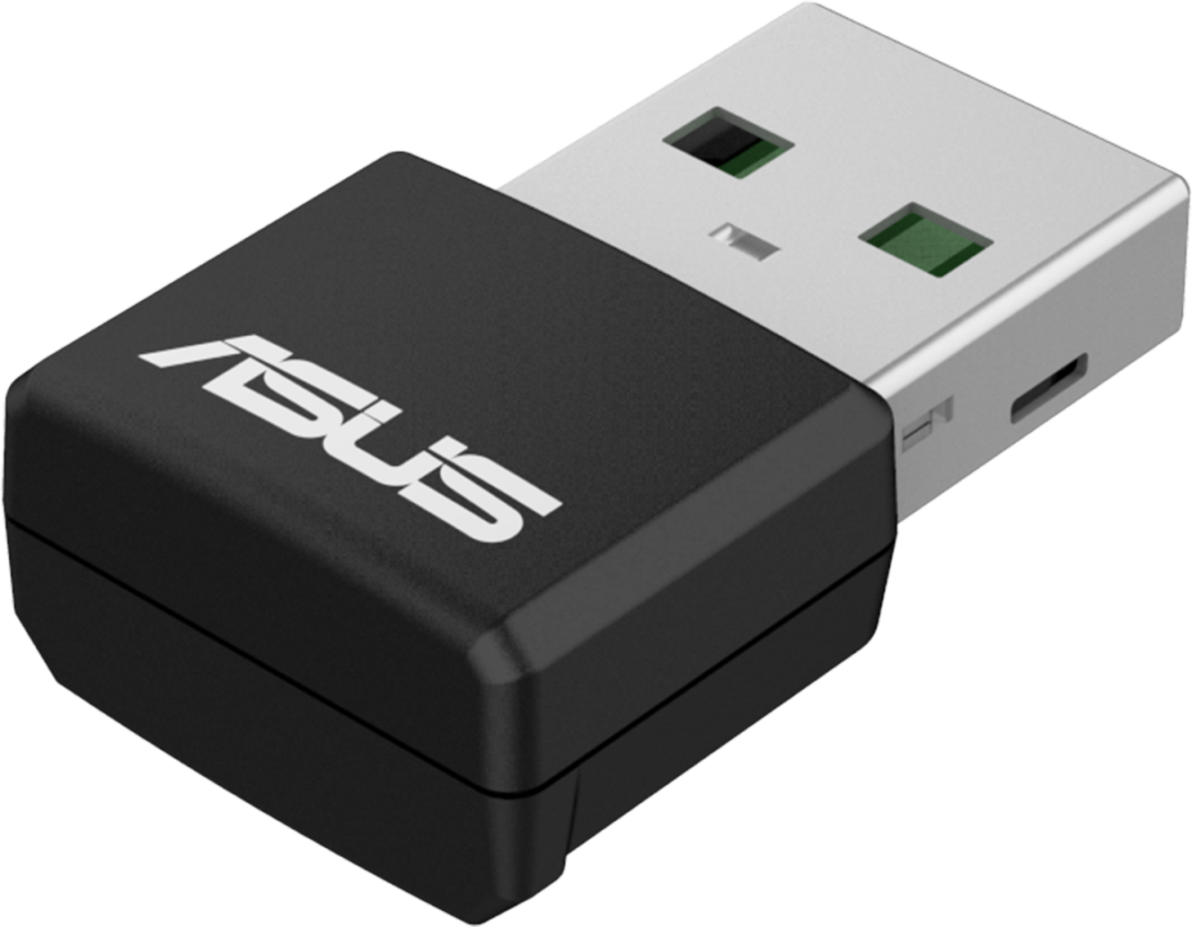 Адаптер Asus USB-AX55 NANO // WI-FI 802.11ax/ac/a/g/n 400 + 867 Mbps USB 3.0 Adapter + 2 antenna ; 90IG06X0-MO0B00