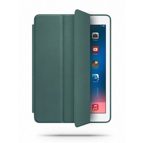 Чехол-книжка для iPad 7 / iPad 8 / iPad 9 (10.2, 2019-2021 г.) Smart Сase, темно-зеленый
