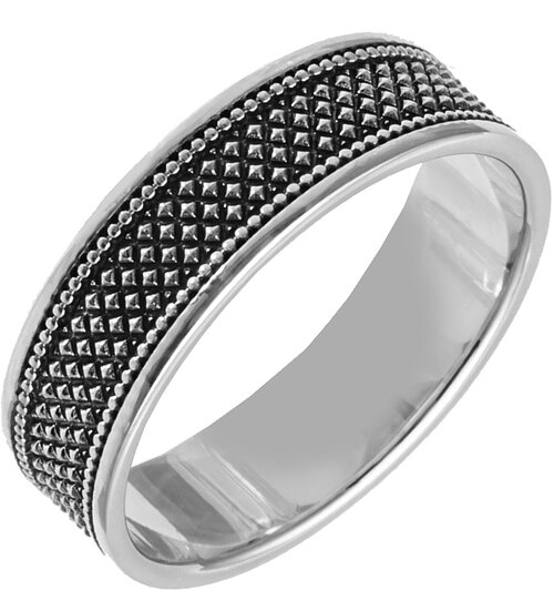 Кольцо обручальное Marring, серебро, 925 проба, родирование, размер 20, серебряный
