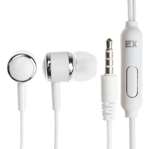 Наушники EX-HP-865 вакуумные микрофон 108 дБ 32 Ом 35 мм 12м белые 56900₽