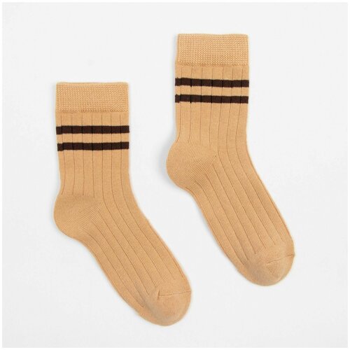 Носки Minaku размер 16-18, бежевый носки minaku размер 15 18 бежевый мультиколор