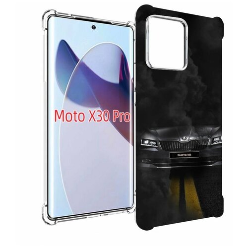 Чехол MyPads skoda шкода 1 для Motorola Moto X30 Pro задняя-панель-накладка-бампер