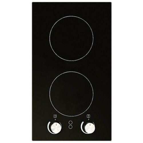 Варочная поверхность MBS PE-305BL электрическая 2 конфорки механическое упр-ие чёрная 2240500₽