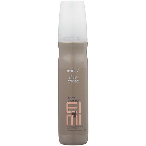 Wella Professionals Спрей для укладки волос Eimi Body crafter, средняя фиксация, 150 г, 150 мл wella shockwaves лосьон для укладки perfect blow dry volumizer средняя фиксация 150 мл