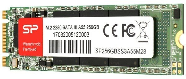 Твердотельный накопитель SSD M.2 256 Gb Silicon Power SP256GBSS3A55M28 Read 560Mb/s Write 530Mb/s TLC - фото №14