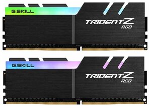 Оперативная память G.SKILL Trident Z RGB 32 ГБ (16 ГБ x 2 шт.) DDR4 3200 МГц DIMM CL16 F4-3200C16D-32GTZR