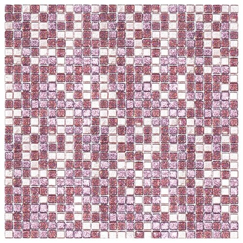 Мозаика Colori Viva Levanto Розовая Стеклянная 1x1 29.8x29.8 CV10037