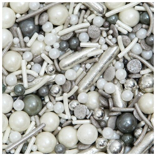 серебристый, белый, серый металлик