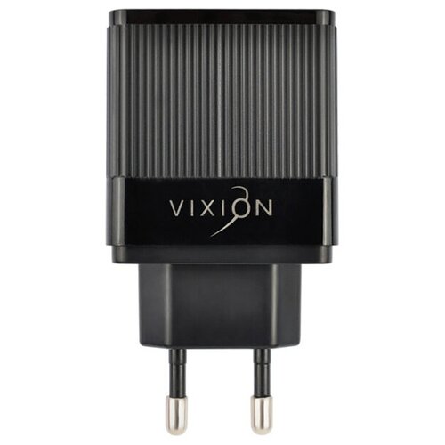 Зарядное устройство Vixion H2i 1xUSB QC 3.0 + 2xUSB 2.4A + кабель Lightning 1m Black GS-00008309
