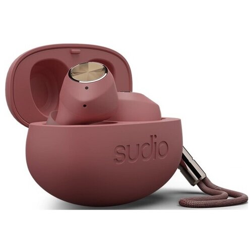 Беспроводные TWS наушники Sudio T2 Цвет бордовый 501500₽