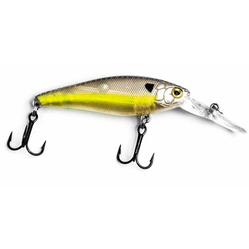 Воблер RUBICON DEEP AIM-MINNOW S, 58мм, 7гр, заглубление 0-1.5m, C04 воблер rubicon valor minnow s 65мм 4гр заглубление 0 0 5m c04