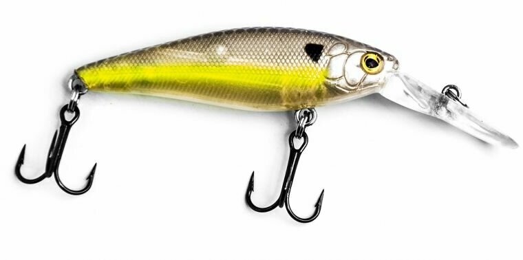 Воблер RUBICON DEEP AIM-MINNOW S, 58мм, 7гр, заглубление 0-1.5m, C04