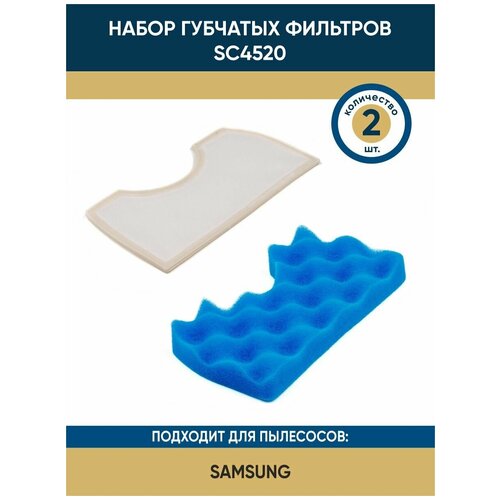 Набор фильтров ReFill для пылесоса Samsung SC4520, SC4326, SC4760, SC432A, DJ97-01040C 2 шт.