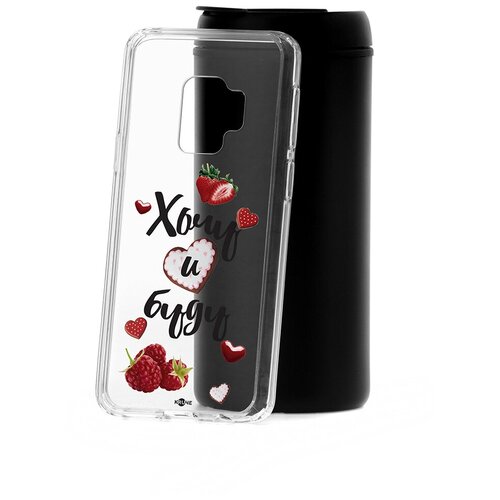 фото Чехол на самсунг s9 kruche print ягодный микс кruче