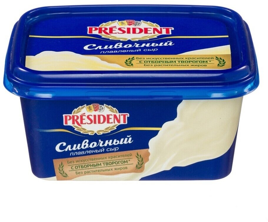 Сыр плавленый President сливочный 45%