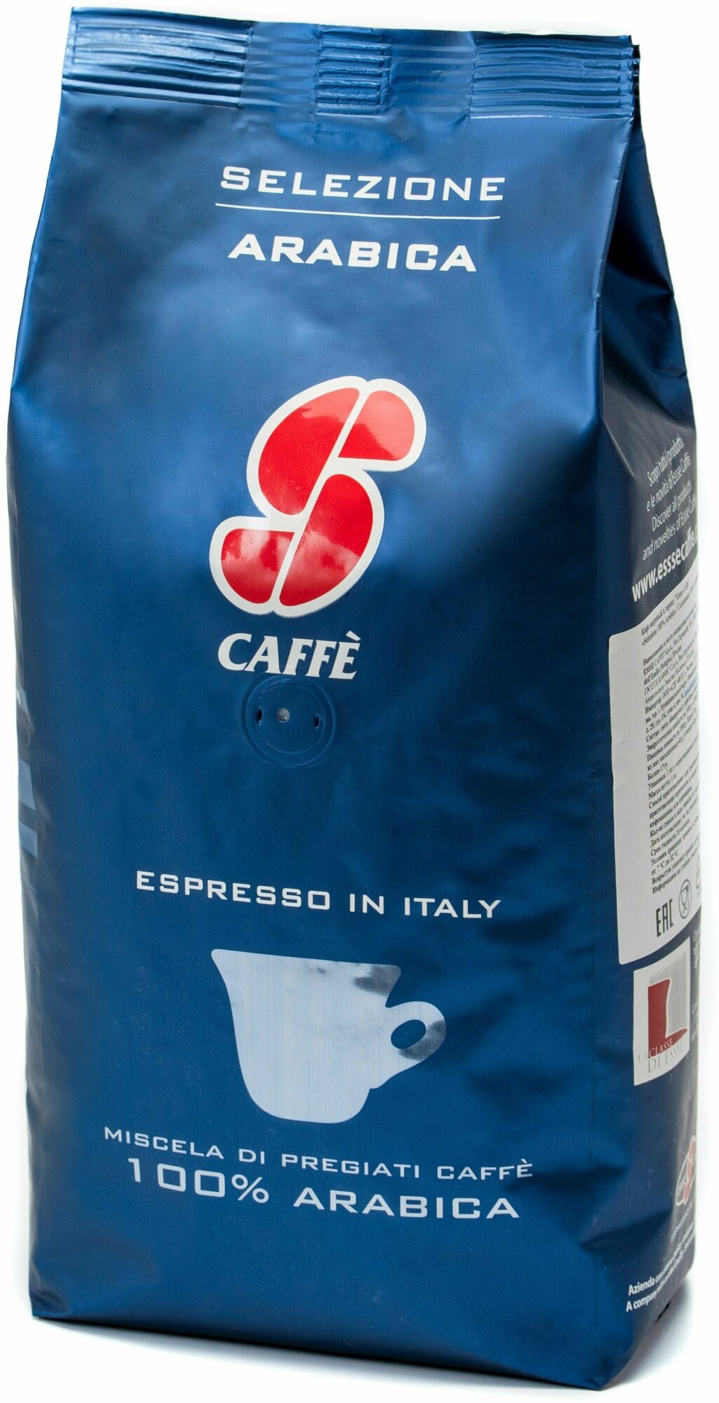 Кофе "Essse Caffe", Selezione 100% Arabica / Селеционе 100% Арабика, в зернах, 1кг - фотография № 2