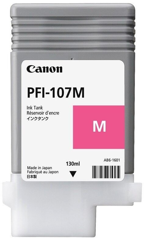 Картридж для струйного принтера Canon PFI-107M, пурпурный, iPF680, 685, 780, 785 (6707B001)