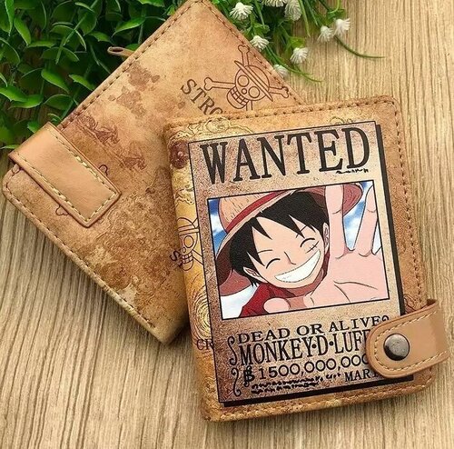 Бумажник One Piece, коричневый