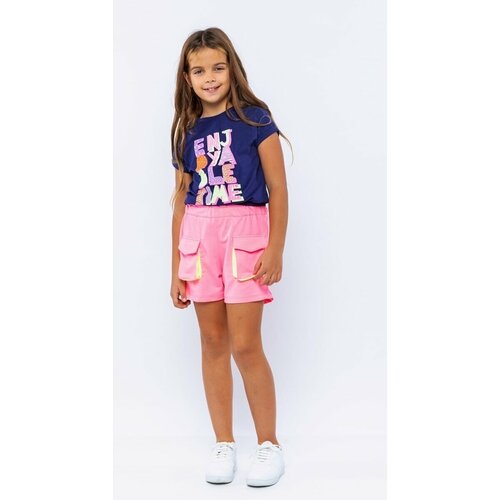 Комплект для девочки: футболка и шорты Cichlid на 8 лет