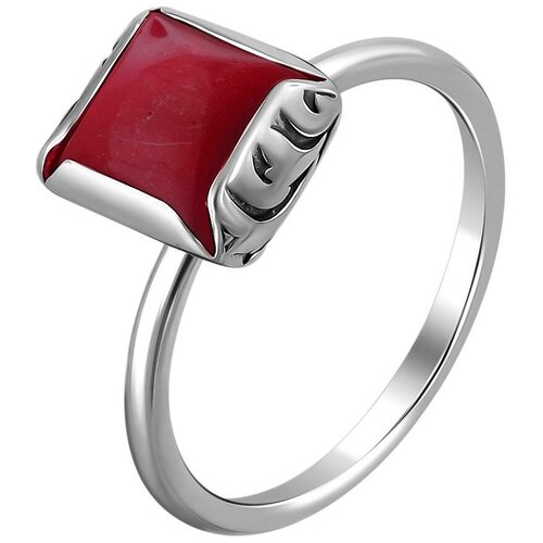 фото Эстет кольцо с тигровым глазом из чернёного серебра к3к453475ач, размер 18