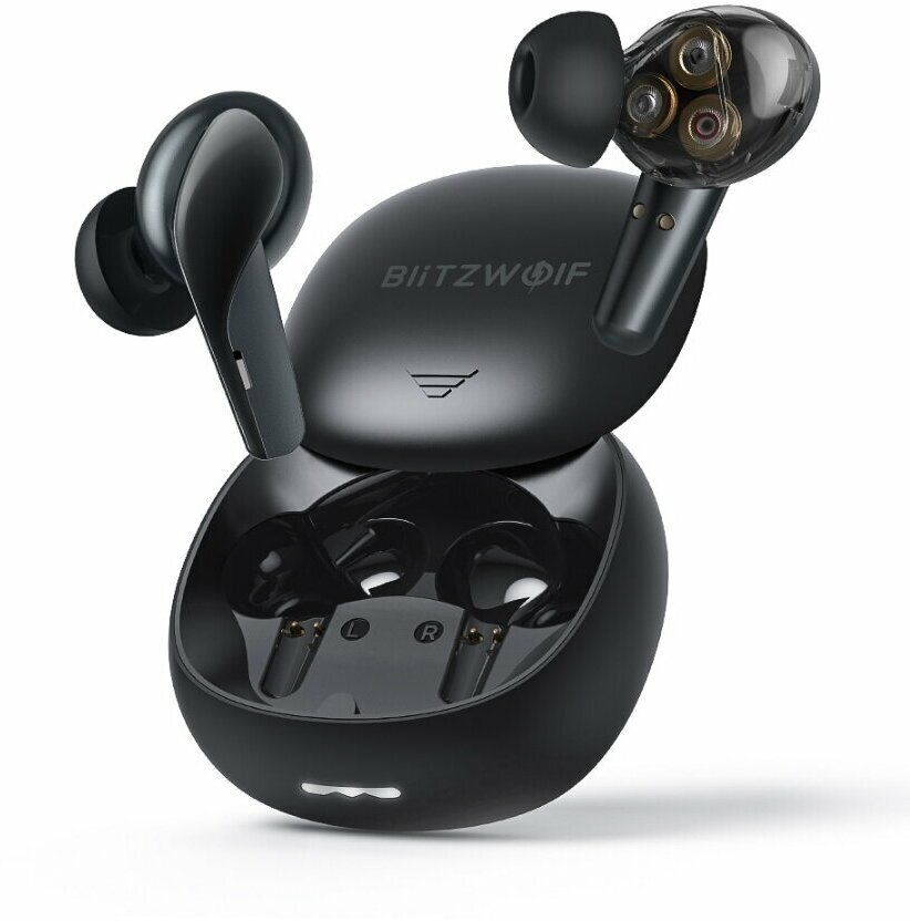 Беспроводные наушники BlitzWolf BW-FYE15 TWS Earbuds with Triple Dynamic Drivers Black