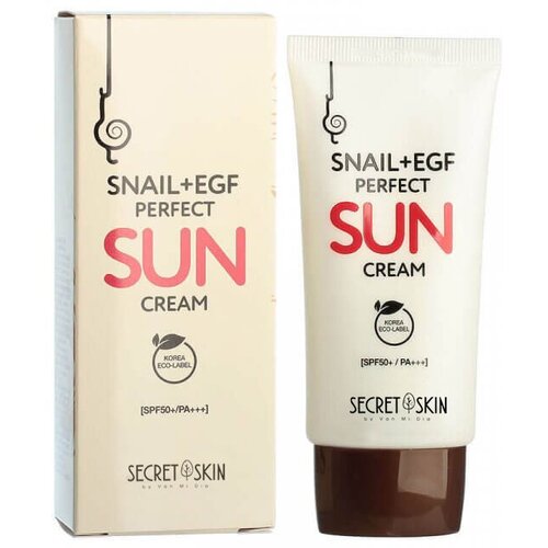 Солнцезащитный крем с муцином улитки Secret Skin Snail+EGF Perfect Sun Cream SPF50+