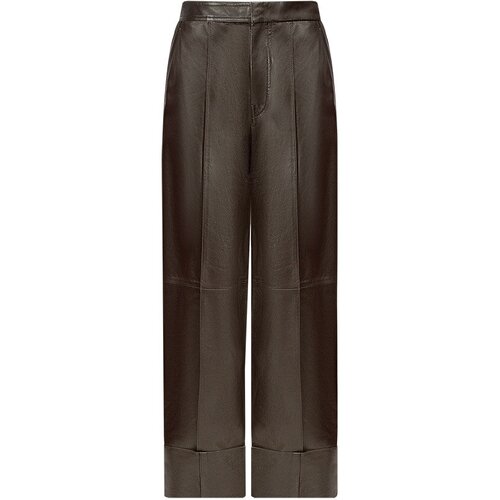 фото Брюки joseph, карманы, размер 42, коричневый