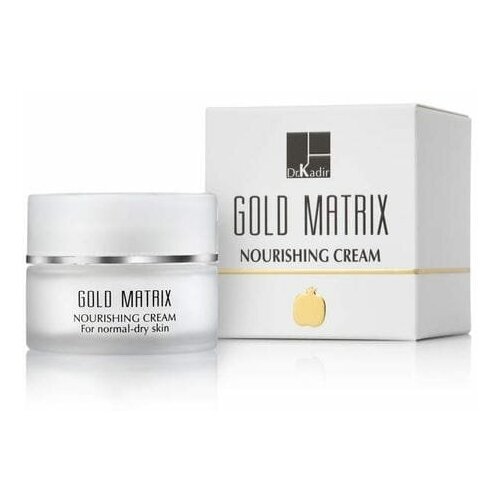 Dr. Kadir Gold Matrix Nourishing Cream For Normal Dry Skin / Питательный крем для нормальной и сухой кожи, 50 мл dr kadir увлажняющий крем для нормальной сухой кожи голд матрикс gold matrix moisturizing cream for normal dry skin