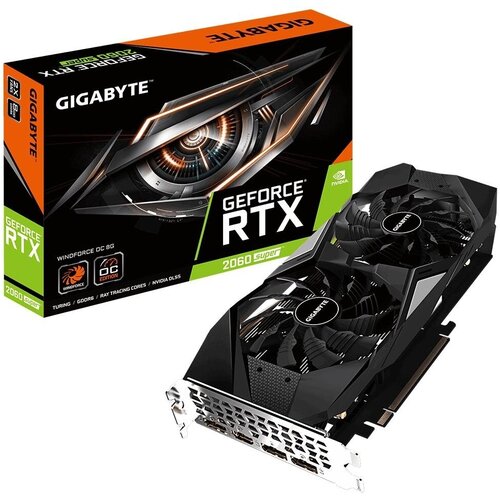 Видеокарта GIGABYTE RTX 2060 SUPER 8192Mb WINDFORCE OC GV-N206SWF2OC-8GD 4605000₽