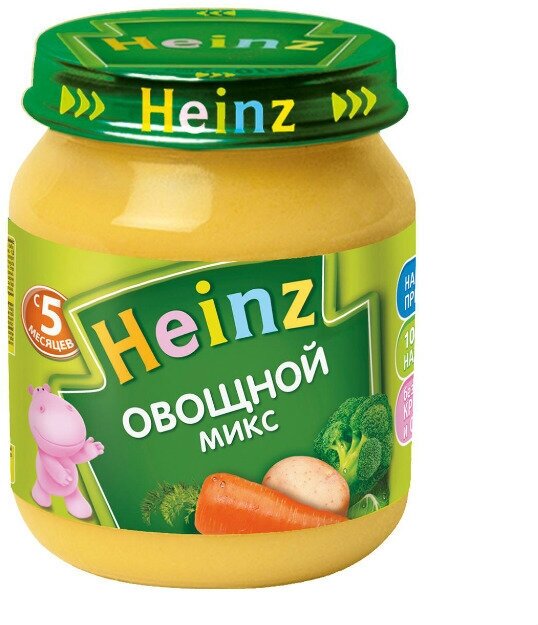 Пюре Heinz Овощной микс 120 г - фото №17