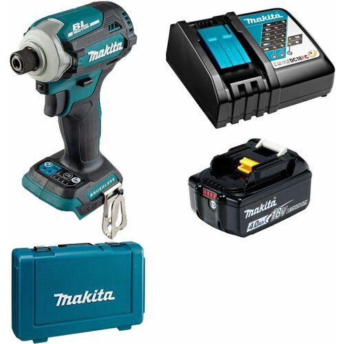 Шуруповерт ударный аккумуляторный 18В LXT - 180Нм аккумулятор 4Ач и зу Makita DTD157RM 2468000₽