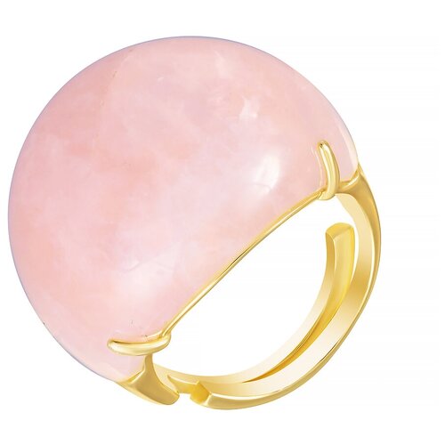 фото Element47 кольцо из серебра 925 пробы с кварцем br1974_ko_rq_001_yg, размер 17.5