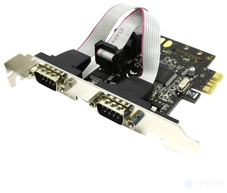 Espada Контроллер Контроллер PCI-E, 2S port, MCS9922, FG-EMT03C-1-BU01, oem 38478