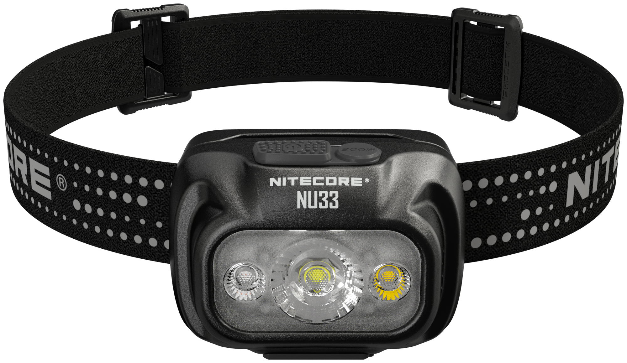 Фонарь налобный Nitecore NU33 светодиодный, фонарик туристический