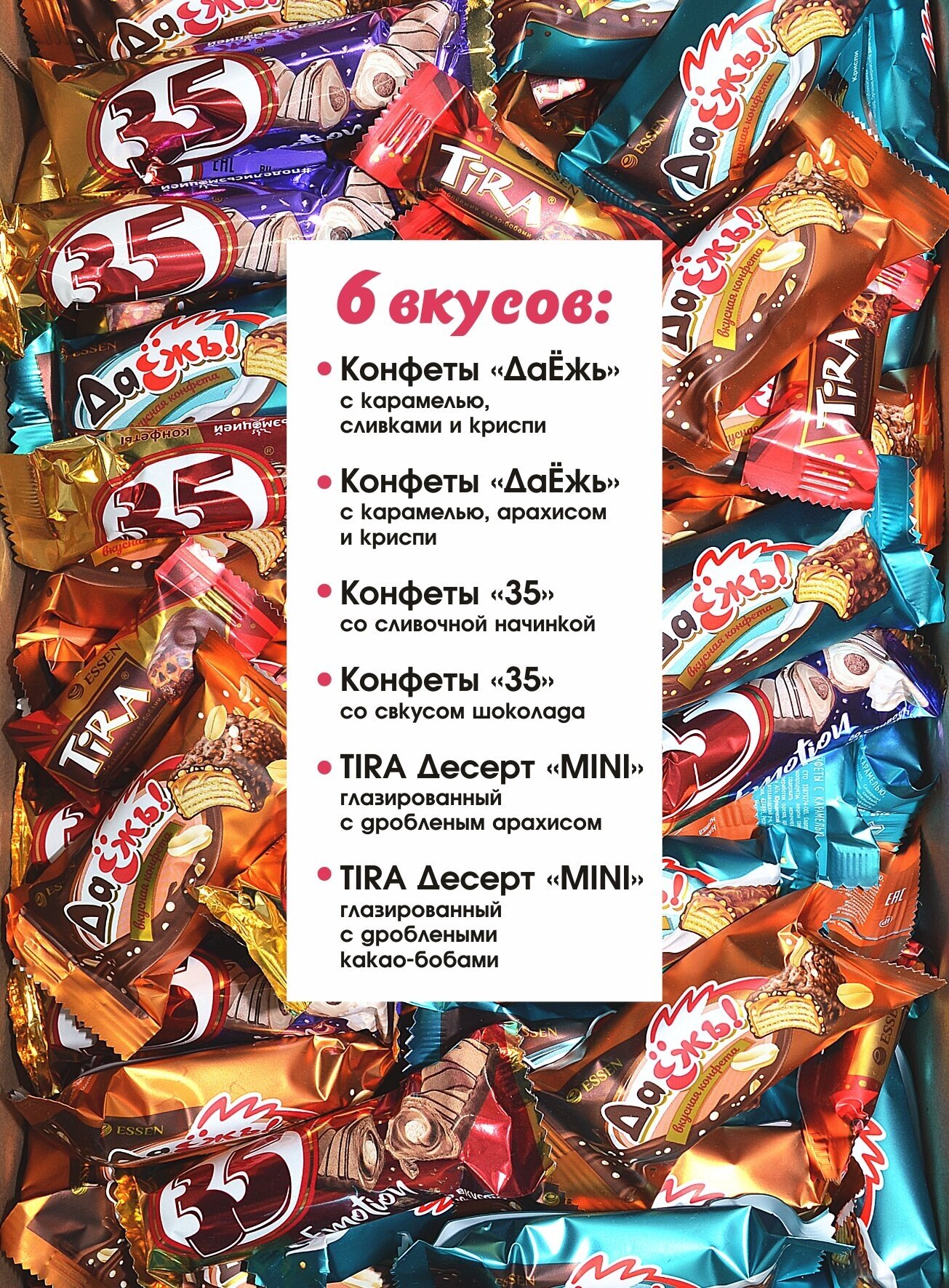 Весовые шоколадные конфеты "Элитный" на праздник, Тимофеев ко, 3кг - фотография № 3