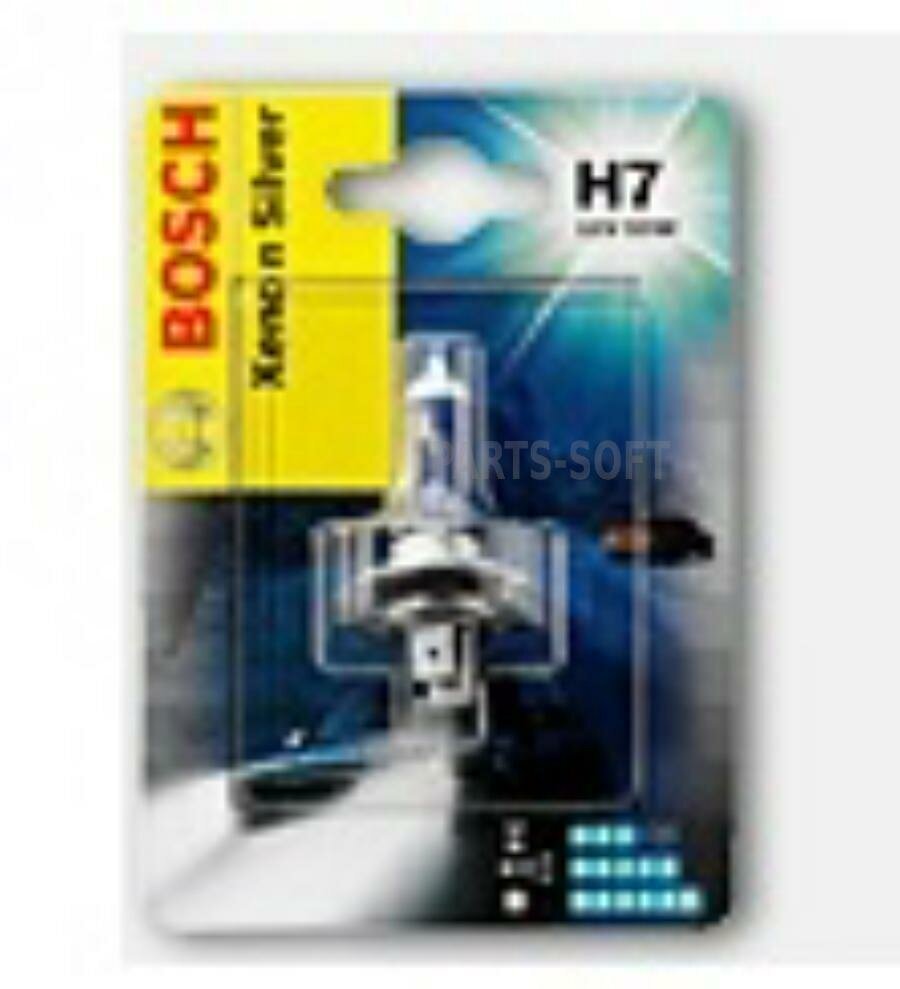 BOSCH 1987301069 Лампа 12V H7 55W PX26d блистер (1шт.) Xenon Silver BOSCH