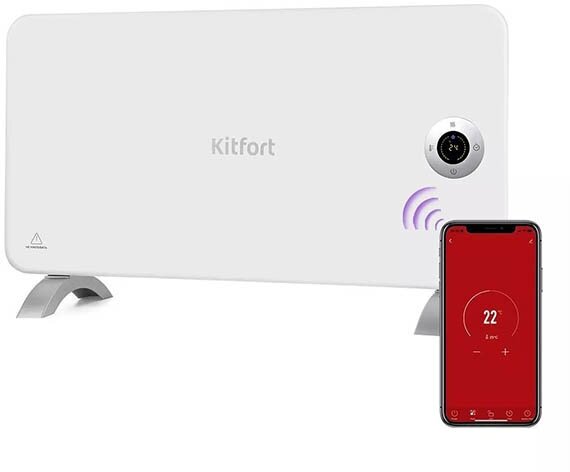 Конвектор Kitfort КТ-2708 (с Wi-Fi управлением)