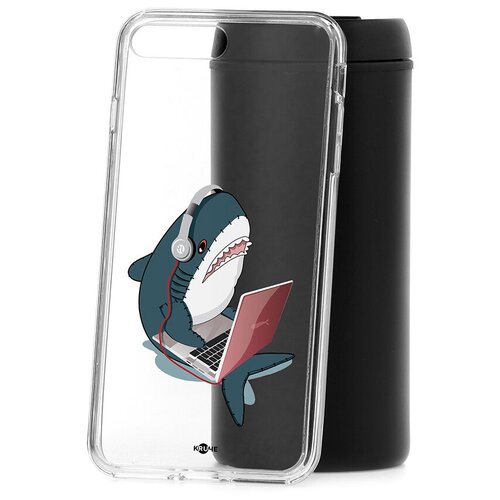 фото Чехол на айфон 7 plus kruche print акула кruче