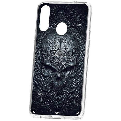 фото Чехол на самcунг а20s kruche print череп техно кruче