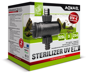Стерилизатор AQUAEL STERILIZER UV AS 3 Вт для аквариума до 120 л