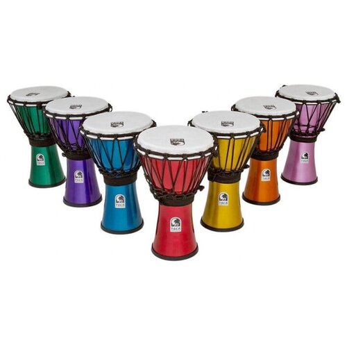 Toca TFCDJ-7MS Djembe Freestyle Colorsound набор разноцветных джембе джембе toca sfdj 9wp freestyle rope tuned woodstock purple