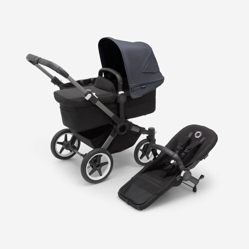 Детская коляска 2 в 1 Bugaboo Donkey5 Mono Graphite/Midnight black/Stormy Blue