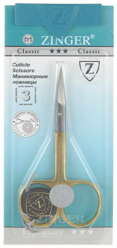Ножницы для кутикул ручная заточка Zinger В-131 - фото №9