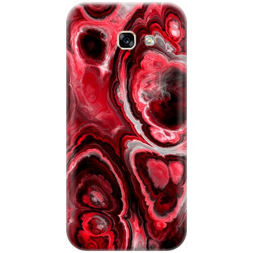 фото Ультратонкий силиконовый чехол-накладка для samsung galaxy a5 (2017) с принтом "гранатовые краски" gosso