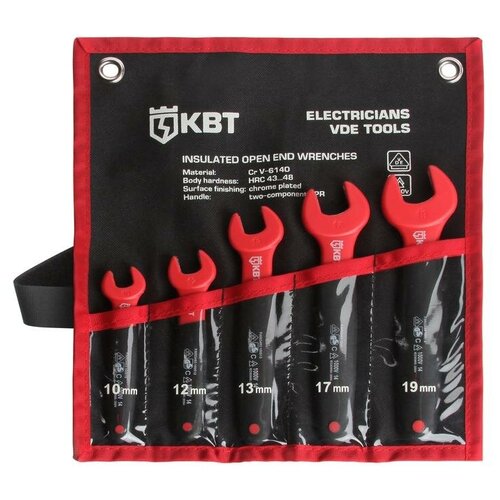 фото Набор диэлектр. однорожковых ключей нии-06 (квт)