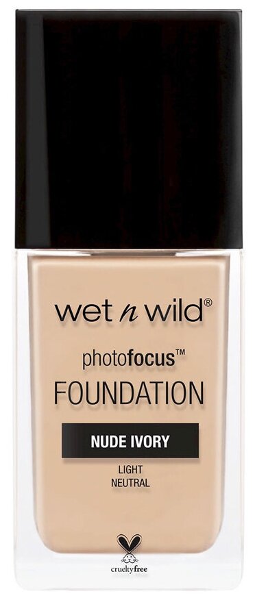 Wet n Wild Тональный крем Photo Focus Foundation, 30 мл/98 г, оттенок: nude ivory